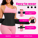 Women's Waist Trainer Sweat Belt | Tummy Control Workout Girdle