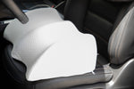 XXL White BBL Pillow on Car Seat – Large Foam Sitting Cushion for Driving After Brazilian Butt Lift Surgery 